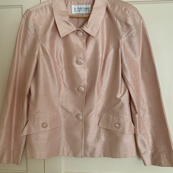 b Michael Silk Jacket & Long Dress Set - Picture 4 of 5